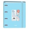 Carpeta de anillas DOHE Azul Pastel A4 (12 Unidades)