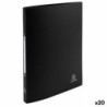 Carpeta de anillas Exacompta Negro A4 (20 Unidades)