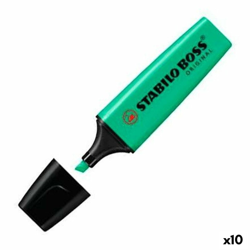 Subrayador Stabilo Aguamarina (10 Unidades) Subrayador Stabilo Aguamarina (10 Unidades)