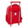 Mochila Escolar con Ruedas Sevilla Fútbol Club Rojo 28 x 34 x 10 cm