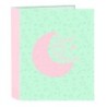 Carpeta de anillas BlackFit8 Moon Verde A4 27 x 33 x 6 cm