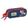 Portatodo Doble Super Mario World Azul marino 21 x 8 x 6 cm