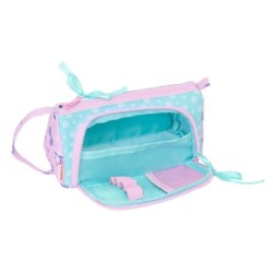 Portatodo Frozen Cool days Violeta Azul cielo 20 x 11 x 8,5 cm