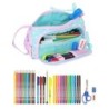 Portatodo Frozen Cool days Violeta Azul cielo 20 x 11 x 8,5 cm 32 Piezas