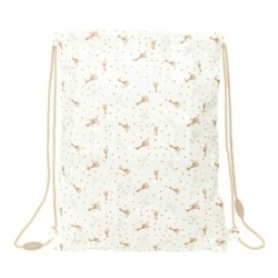Bolsa Mochila con Cuerdas Sophie la Girafe Beige 26 x 34 x 1 cm