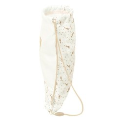 Bolsa Mochila con Cuerdas Sophie la Girafe Beige 26 x 34 x 1 cm