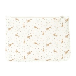 Portatodo Doble Sophie la Girafe Beige 23 x 16 x 3 cm