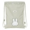 Bolsa Mochila con Cuerdas Miffy Niebla Gris 26 x 34 x 1 cm