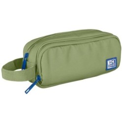 Estuche Escolar Oxford KANGOO YOUNG PROOF B-SMART Verde 22,5 x 9,5 x 7 cm (5 Unidades)
