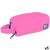 Estuche Escolar Oxford KANGOO YOUNG PROOF B-SMART Rosa 22,5 x 9,5 x 7 cm (5 Unidades)