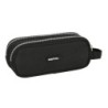 Estuche Escolar Safta Stone Negro 21 x 8 x 6 cm