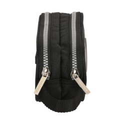 Estuche Escolar Safta Stone Negro 21 x 8 x 6 cm