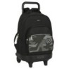 Mochila Escolar con Ruedas Safta Stone Negro 33 x 45 x 22 cm