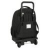 Mochila Escolar con Ruedas Safta Stone Negro 33 x 45 x 22 cm