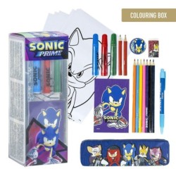 Set de Papelería Sonic Azul 24 Piezas