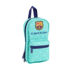 Plumier Mochila F.C. Barcelona Turquesa 12 x 23 x 5 cm 33 Piezas