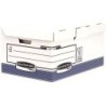 Caja de Archivo Fellowes Maxi Azul Blanco 31 x 39 x 56 cm 10 Unidades