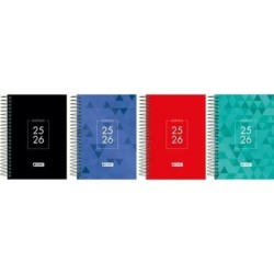 Agenda ENRI IDENTITY 1/8 12 x 18 cm 2025-2026 (5 Unidades)
