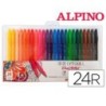 Set de Rotuladores Alpino AR000187 Multicolor Doble punta (24 Piezas)