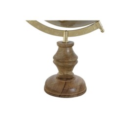 Globo Terraqueo Home ESPRIT Marrón PVC Madera de mango 27 x 25 x 43 cm