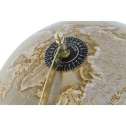 Globo Terraqueo Home ESPRIT Marrón PVC Madera de mango 27 x 25 x 43 cm