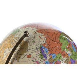 Globo Terraqueo Home ESPRIT Beige Dorado PVC 33 x 32 x 42 cm