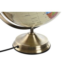 Globo Terraqueo Home ESPRIT Beige Dorado PVC 33 x 32 x 42 cm