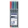 Set de Rotuladores Staedtler 317WP 4 1 mm Multicolor 4 Piezas (4 Unidades)