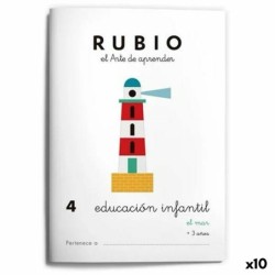 Cuaderno Educación Infantil Rubio N4 A5 Español (10 Unidades)