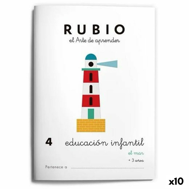 Cuaderno Educación Infantil Rubio N4 A5 Español (10 Unidades)