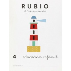 Cuaderno Educación Infantil Rubio N4 A5 Español (10 Unidades)