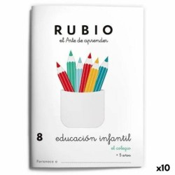 Cuaderno Educación Infantil Rubio N8 A5 Español (10 Unidades)