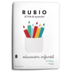 Cuaderno Educación Infantil Rubio N8 A5 Español (10 Unidades)