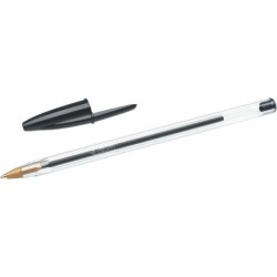 Bolígrafo Bic Cristal Negro Original (50 Unidades)