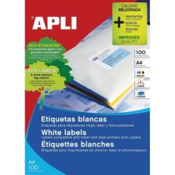 Etiquetas adhesivas Apli 01263 Blanco
