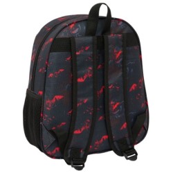 Mochila Infantil 3D Batman Negro 27 x 33 x 10 cm