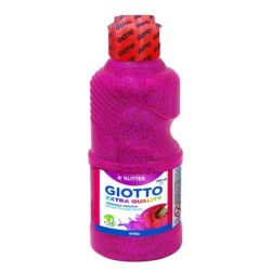 Témpera Giotto Glitter Magenta 250 ml (8 Unidades)