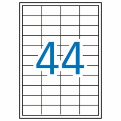 Etiquetas adhesivas Apli 1285 100 Hojas 48,5 x 25,4 mm Blanco