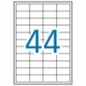 Etiquetas adhesivas Apli 1285 100 Hojas 48,5 x 25,4 mm Blanco