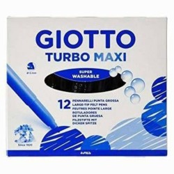 Set de Rotuladores Giotto Turbo Maxi Amarillo (5 Unidades)