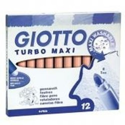 Set de Rotuladores Giotto Turbo Maxi Verde Claro (5 Unidades)
