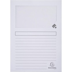 Subcarpeta Exacompta Forever Blanco A4 100 Piezas (4 Unidades)