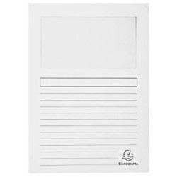 Subcarpeta Exacompta Forever Blanco A4 100 Piezas (4 Unidades)