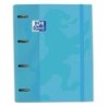 Carpeta de anillas Oxford TOUCH Azul Pastel A4+ (4 Unidades)