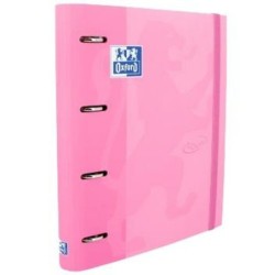 Carpeta de anillas Oxford TOUCH Rosa A4+ (4 Unidades)