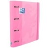 Carpeta de anillas Oxford TOUCH Rosa A4+ (4 Unidades)