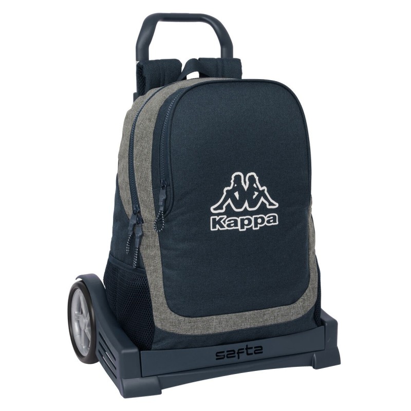 Mochila Escolar con Ruedas Kappa Dark Navy 32 x 16 x 44 cm Mochila Escolar con Ruedas Kappa Dark Navy 32 x 16 x 44 cm
