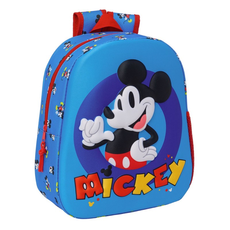 Mochila Escolar Mickey Mouse Clubhouse Azul 27 x 33 x 10 cm Mochila Escolar Mickey Mouse Clubhouse Azul 27 x 33 x 10 cm