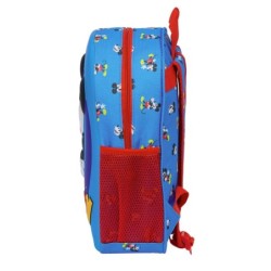 Mochila Escolar Mickey Mouse Clubhouse Azul 27 x 33 x 10 cm