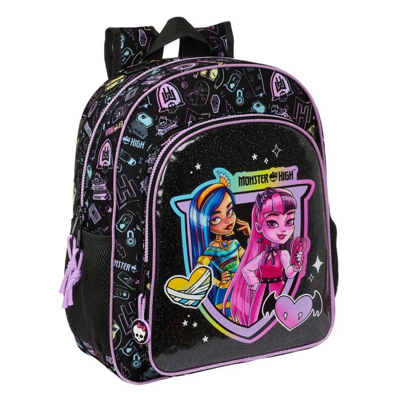 Mochila Infantil Monster High Negro 32 X 38 X 12 cm Mochila Infantil Monster High Negro 32 X 38 X 12 cm